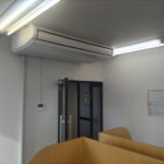 自習室のエアコンがリニューアル。本日からご利用可能です。